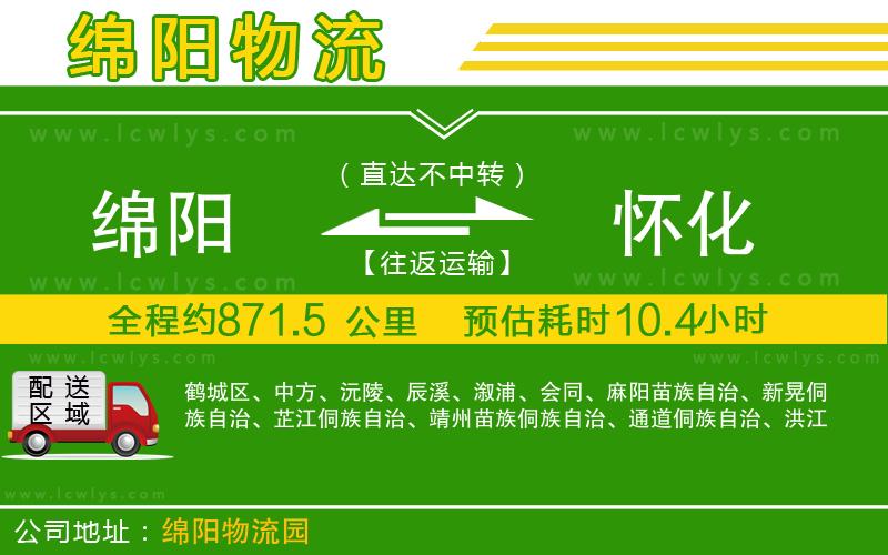 綿陽到懷化貨運公司