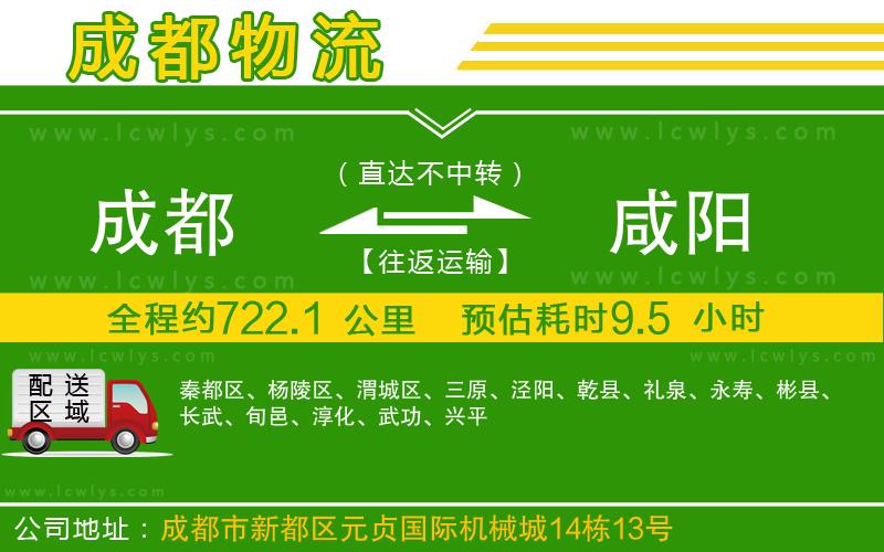 成都到咸陽貨運(yùn)公司