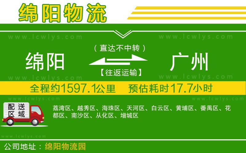 綿陽到廣州貨運(yùn)公司