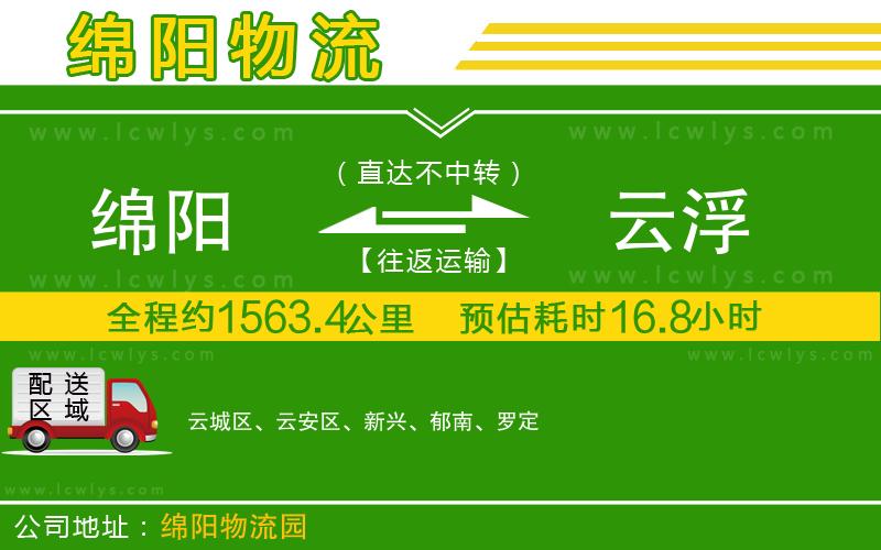 綿陽(yáng)到云浮物流公司