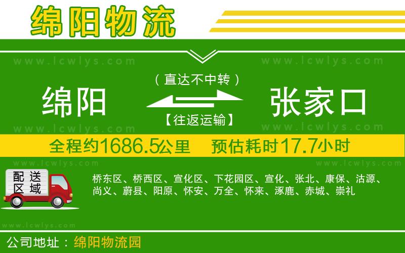 綿陽到張家口貨運(yùn)公司