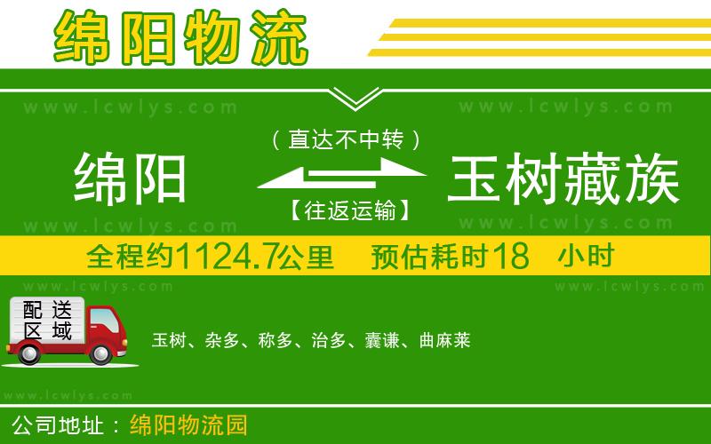 綿陽(yáng)到玉樹(shù)藏族自治州物流公司