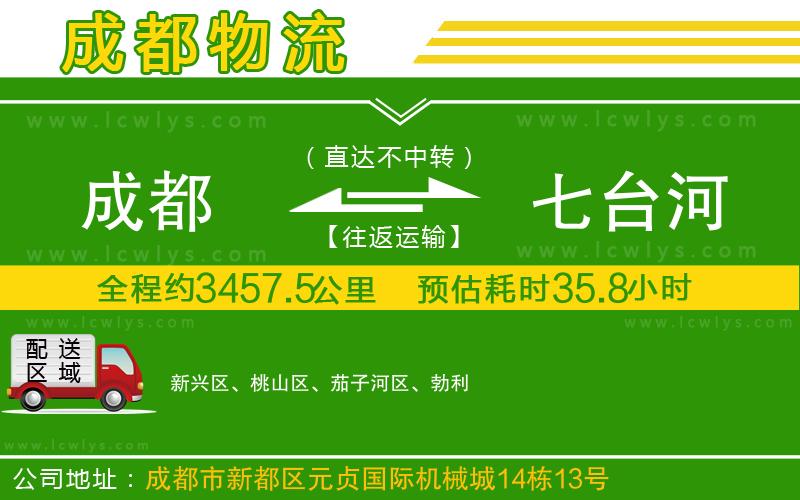 成都到七臺河貨運(yùn)公司