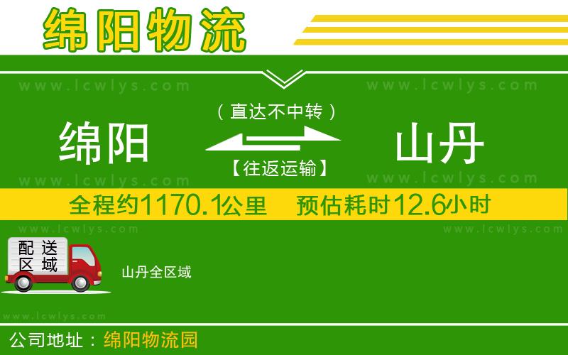 綿陽(yáng)到山丹物流公司