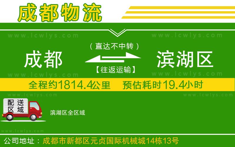 成都到濱湖區(qū)貨運公司