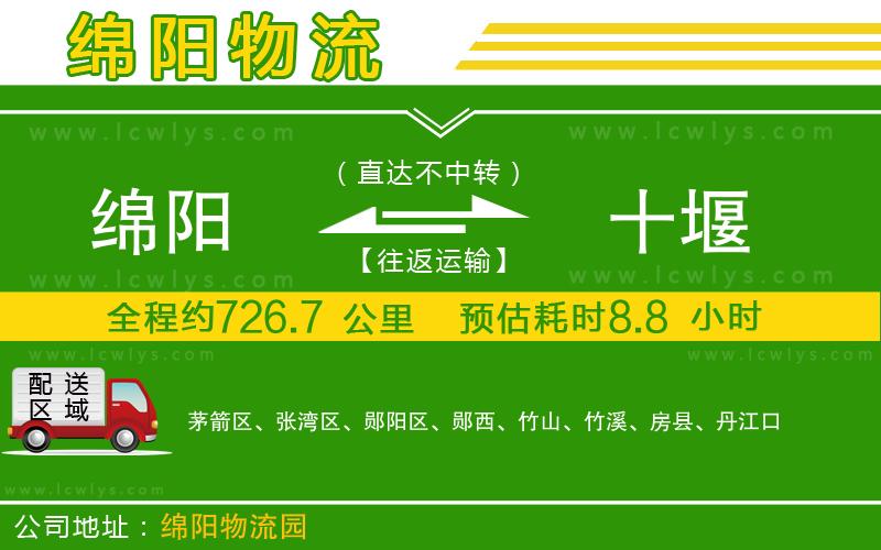 綿陽(yáng)到十堰物流公司