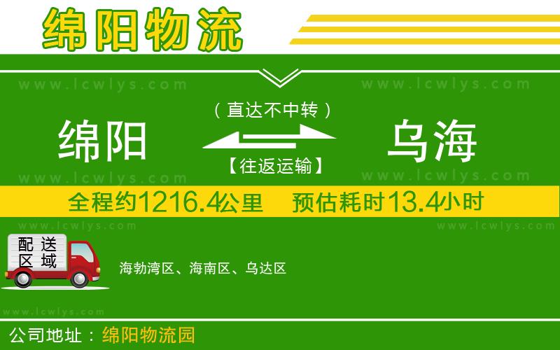 綿陽(yáng)到烏海物流專(zhuān)線