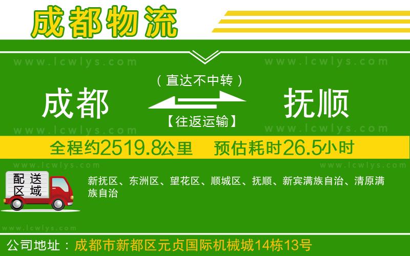 成都到撫順貨運(yùn)專(zhuān)線
