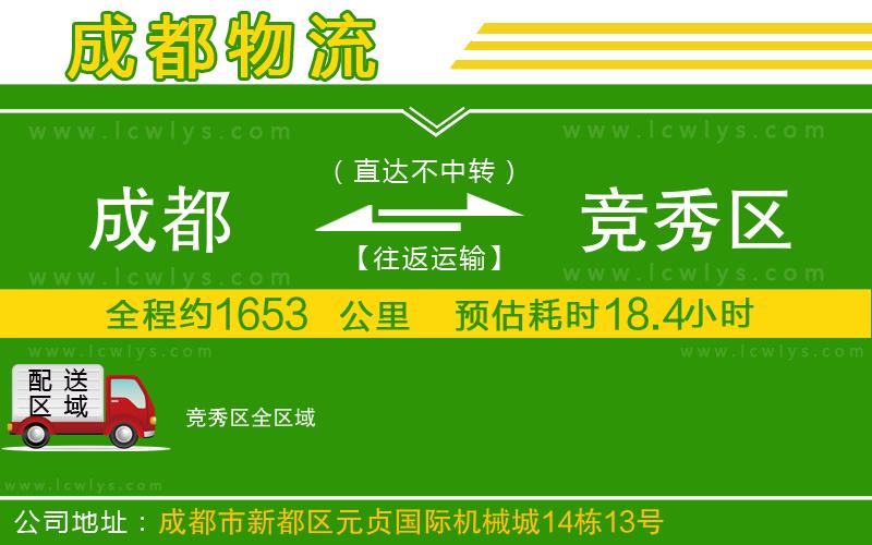 成都到競秀區(qū)貨運(yùn)