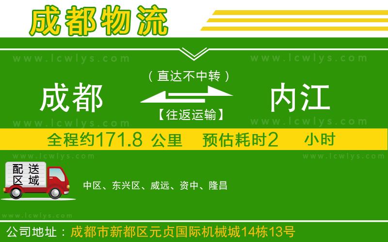 成都到內(nèi)江貨運