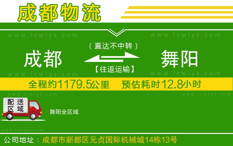 成都到舞陽貨運(yùn)